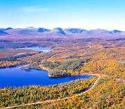 drnarbilder, drnarfoto, fjllbilder, fjllen, fjllvg, flygbild, flygbilder, flygfoto, flygfoton, grusvg, Hrjedalen, hst, landskap, Lunndrrsfjllen, Tosssen, Ytter-Rversjn, ver-Rversjn
