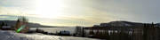 landskap, lappland, motljus, panorama, panoramabilder, sol, Vindellven, vinter, lvar