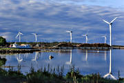 elkraft, elproduktion, energi, Gotland, hamn, hamnen, hav, havet, havsstrand, Klintehamn, landskap, natur, vindkraft, vindkraftpark, vindkraftverk, vindmlla, vindsnurror