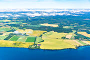 drnarbilder, drnarfoto, flygbild, flygbilder, flygfoto, flygfoton, Fgels, landskap, odlingsmark, Sjbons, sommar, strand, Vstergtland, vttern, Vtterns