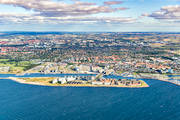 drnarbilder, drnarfoto, fiskehamn, flygbild, flygbilder, flygfoto, flygfoton, Limhamn, Malm, Skne, sommar, stder, n
