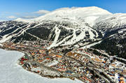 drnarbilder, drnarfoto, flygbild, flygbilder, flygfoto, flygfoton, Jmtland, nedfarter, samhllen, skidbackar, vinter, re, reskutan