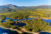anlggningar, drnarbilder, drnarfoto, fjllby, flygbild, flygbilder, flygfoto, flygfoton, hst, landskap, lappland, Saggat, stugby, rrenjarka