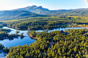 anlggningar, drnarbilder, drnarfoto, fjllby, flygbild, flygbilder, flygfoto, flygfoton, hst, landskap, lappland, Saggat, stugby, rrenjarka