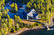 anlggningar, drnarbilder, drnarfoto, fjllby, flygbild, flygbilder, flygfoto, flygfoton, huvudbyggnad, hst, landskap, lappland, stugby, rrenjarka