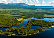 anlggningar, lappland, sommar, stugby, stugor, rrenjarka