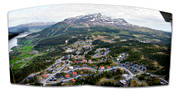 anl�ggningar, flygbilder, flygfoton, J�mtland, landskap, panorama, samh�llen, sommar, �re, �reskutan